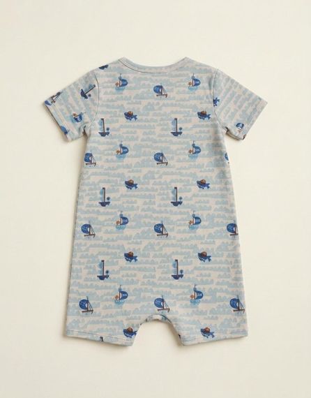 Дитячий пісочник для хлопчика Green Cotton 92 см Молочний (25111233B) | Зображення 1