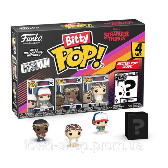 Набор игровых фигурок Дастин Bitty POP! 83662 серии "Очень странные дела" | Зображення 1