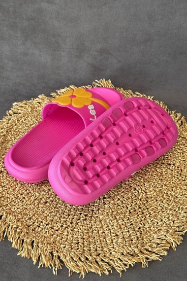 Шльопанці жіночі з аплікацією, колір рожевий, 243R5028-19A | Зображення 4