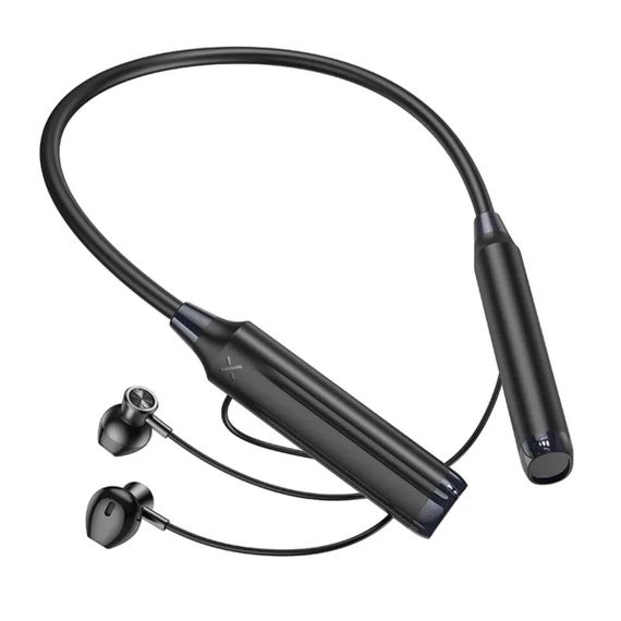 Беспроводные наушники BOROFONE BE64 Perfect neckband BT earphones Black | Зображення 1