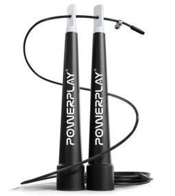 Скакалка швидкісна PowerPlay 4202 Ultra Speed Rope Чорна 2,9 м (PP_4202_Black)