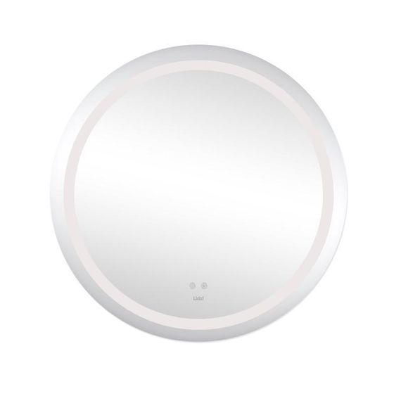 Зеркало Lidz Aria R800 с LED-подсветкой Touch, с антизапотеванием, с диммером, рег. яркости LD78LR800 | Зображення 2