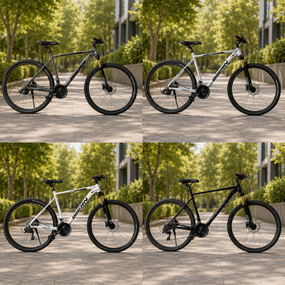 Горный велосипед 29" с алюминиевой рамой 21" и гидравлическими тормозами Shimano