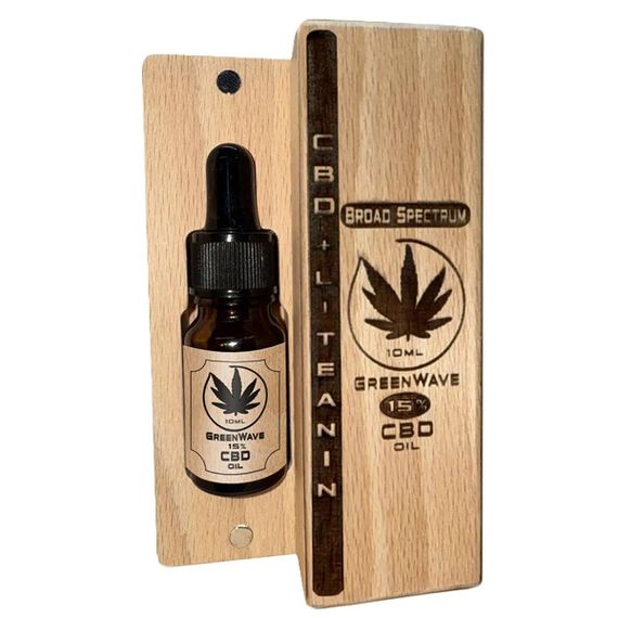 Комплекс для профілактики нервової системи Greenwave CBD + L-Teanin  15% 10 ml | Зображення 2