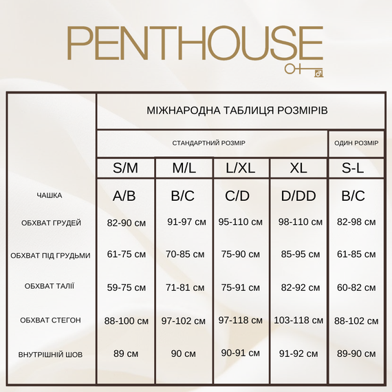 Эротический пеньюар и трусики ALL YOURS цвет: белый Penthouse (Германия) Размер L/XL sexstyle | Зображення 3