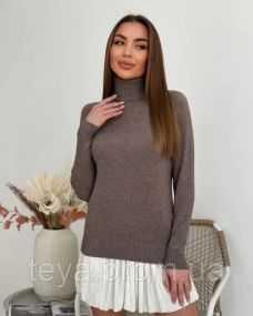 Светр колір темно-бежевий розміри S, M FI_009369