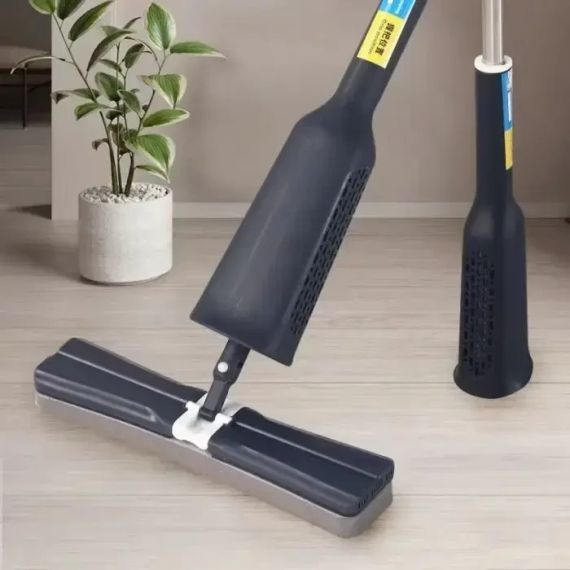 Швабра з віджимом Household mop Family Helper для швидкого прибирання для миття підлог та вікон | Зображення 2