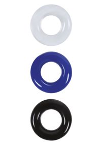 Набір ерекційних кілець NS Novelties Renegade Intensity, різнокольорові, 3 шт. sexstyle