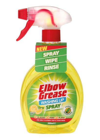 Спрей-антижир для посуду Elbow Grease Washing Up Spray Лимонна Свіжість 500 мл