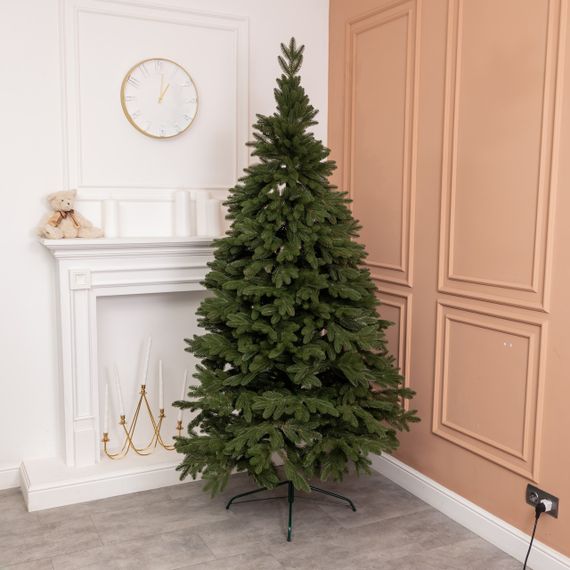 Лита штучна ялинка 1,5 м зелена Шепетовська Преміум KOS-SHPGR15