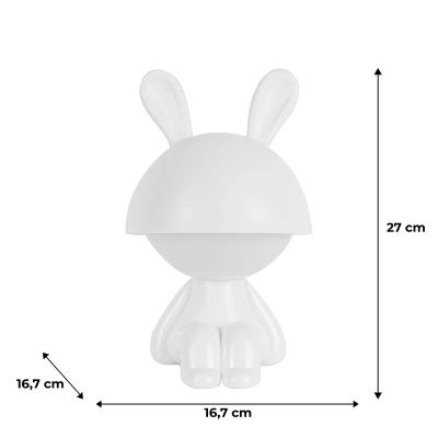 Ночник Kite Светильник LED с аккумулятором Cute Bunny, белый (K25-316-1-1) | Зображення 5