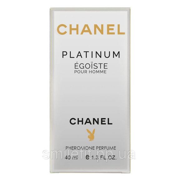 Chanel Egoiste Platinum Pheromone Parfum мужской 40 мл | Зображення 4