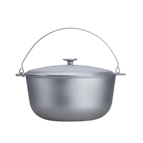 Казан туристичний алюмінієвий 3л з кришкою та дужкою D1103 ТАЛКО