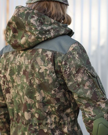 Костюм Гірка-5 зимовий на флісі Хижак з наколінниками и налокотниками | Зображення 6