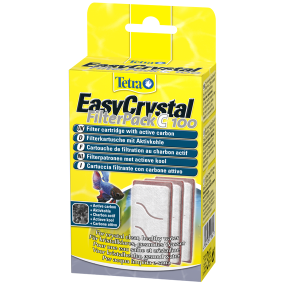 Вкладиш Tetra для акваріума до фільтру Filter Pack 100 C Cascade Globe з активованим вугіллям