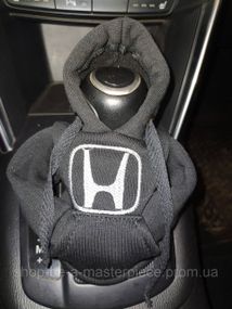 Чехол кофта Худи аксессуар на КПП Car Hoodie Хонда Honda черный подарок автомобилисту 10070