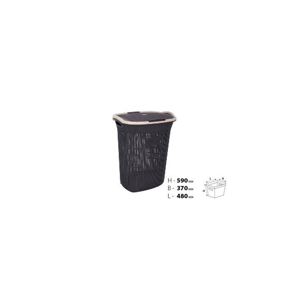 Кошик для білизни Violet House 0261 Віолетта Coffee 65 л (0261 Віолетта COF 65 л) | Зображення 2