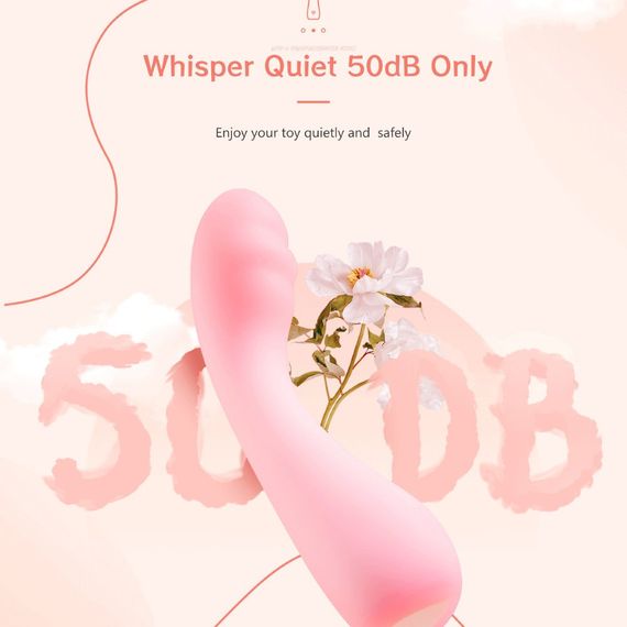 Вибратор для точки G BeYourLover Cloud IPO, розовый, 15.3 х 3.6 см Sex Aura | Зображення 8