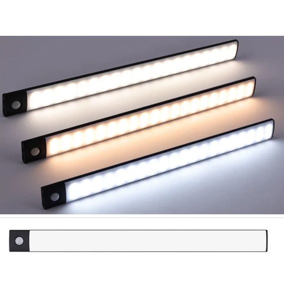 Сенсорний світильник LED з датчиком руху MZ-L1803 (35*11,5*600mm) Black | Зображення 1
