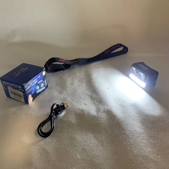 Ліхтар на голову з вбудованим акумулятором 2069-XPG+XPG+5SMD Motion sensor, Налобний ліхтар ZM-72 | Зображення 5