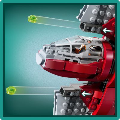 Конструктор LEGO Star Wars Шаттл джедаев T-6 Асоки Тано 601 деталь (75362) | Зображення 9