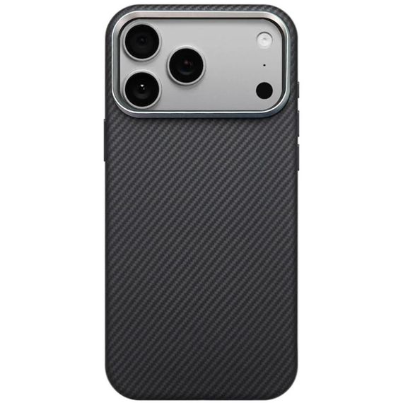 Чохол PC Carbon Protection Slim with Magnetic Fit для Apple iPhone 17 Pro Max / 18 Pro Max (6.9") Black | Зображення 1