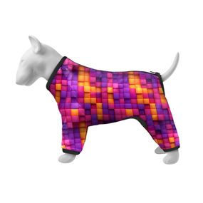 Вітровка для собак WAUDOG Clothes, малюнок "Куби 3Д", S30, В 57-59 см, С 44-46 см