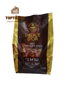 Шоколад молочний M740 36% Delice D`OR (2500 г. упаковка)