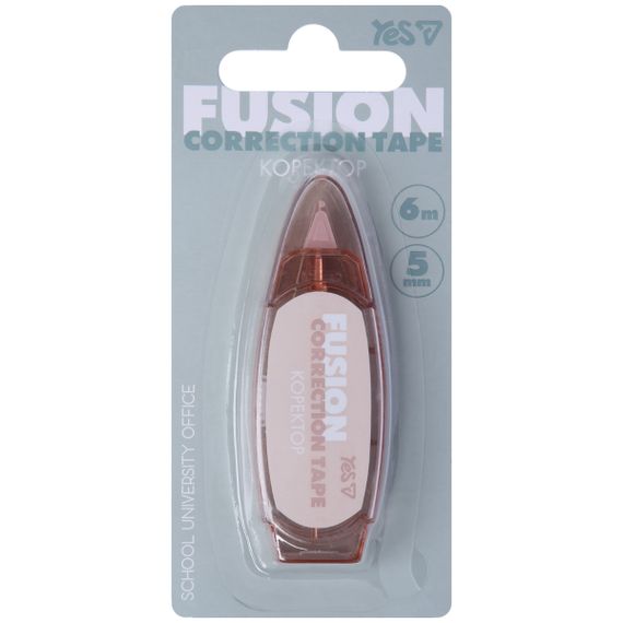 Корректор-ручка ленточный YES Fusion Powdery 340123 6 м | Зображення 1