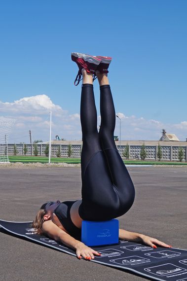 Блок для йоги Паверплей 4006 Yoga Brick Синий | Зображення 1