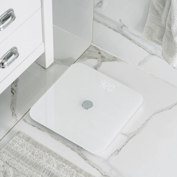 Ваги підлогові діагностичні електронні Adler AD 8187 Smart білі до 180 кг з Bluetooth та аналізом складу тіла | Зображення 5