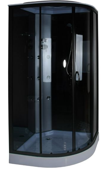 Душевой бокс BRAVO BARYCZ L90GBB, полукруглый | Зображення 7