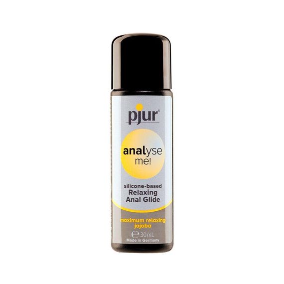 Анальна змазка pjur analyse me! Relaxing jojoba silicone на силіконовій основі з олією жожоба, 30 мл