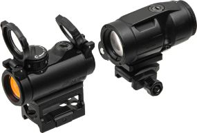 Коллиматорный прицел с магнифером SIG OPTICS Коллиматор ROMEO-MSR 2 MOA и магнифер JULIET3-MICRO 3X22MM Прицел