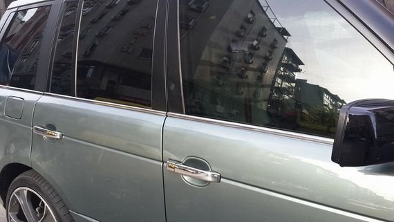 Накладки на ручки (4 шт, нерж) для Range Rover III L322 2002-2012рр | Зображення 2