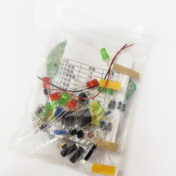 Набор спаяй сам Сердце, 18 светодиодов DIY KIT | Зображення 1