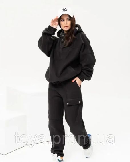 Спортивний костюм для жінок чорний розміри S, XL, M, L FI_006584