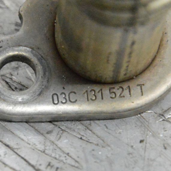 Трубка EGR 1.6 FSI Volkswagen Golf V Touran 2003-2008 Патрубок ЕГР Фольксваген Гольф 5 Туран 03C131521T | Зображення 2