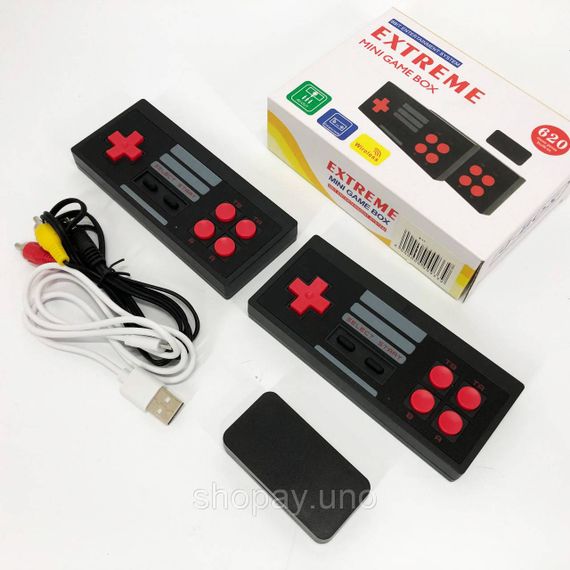 Ретро ігрова приставка N‑22 Extreme Game Box, 620 ігор, 8‑біт, AV‑OUT, 2 бездротові джойстики | Зображення 1