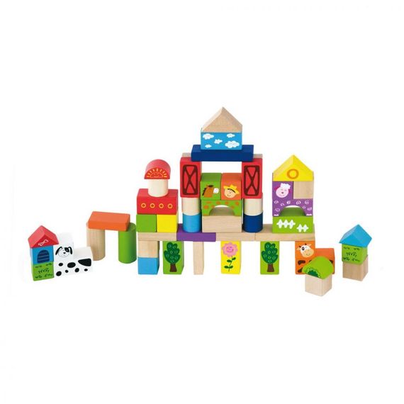 Конструктор Viga Toys Ферма 50 шт (50285) | Зображення 1