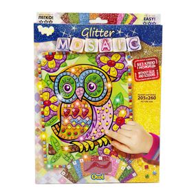Креативное творчество "Блестящая мозаика: Owl-1" БМ-02-07, 20.6х26 см