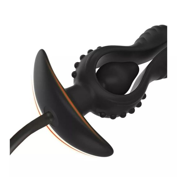 Надувной анальный плаг Inflate Sense Pro с помпой и анатомической фиксацией | Зображення 6