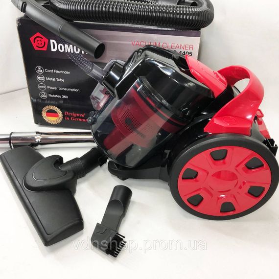 Колбовый безмешковый пылесос Domotec MS-4405 3000 Вт, Циклонный пылесос для уборки BU-66 | Зображення 8