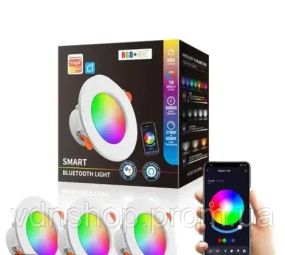 Светильник умный Tuya Smart LED WiFi встраиваемый 2700-6500 K 10W