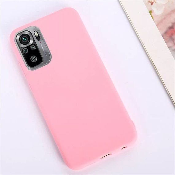 Чохол Candy Silicone для Xiaomi Redmi Note 10 4G / 10S / Poco M5s колір Рожевий | Зображення 1