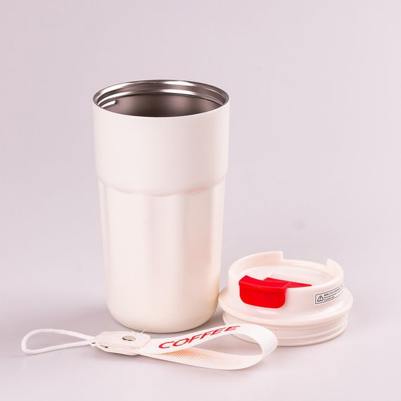 Термокружка з нержавіючої сталі 450 мл Бежевий HP153BE | Зображення 1