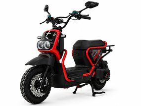Електроскутер Crosser CR-4 PRO 1200W, LiFePO4 76.8 V 30 Ah, до 25 км/год, дискові гальма, безкамерні шини Червоний