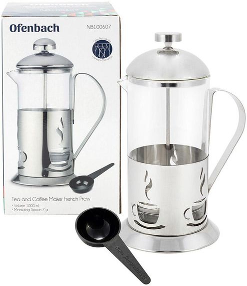 Френч-прес Ofenbach Tea Time 1000мл з мірною ложкою | Зображення 5