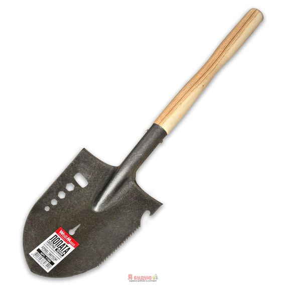 Лопата Саперна тактична з дерев’яною ручкою "WoffMann Profesionall Tools" 7799
