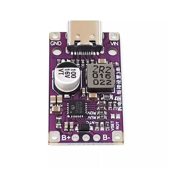 Контроллер заряда Type-C BMS 3S 1A плата заряда 3x Li-ion 18650 12.6V lx-lisc-v3 | Зображення 1